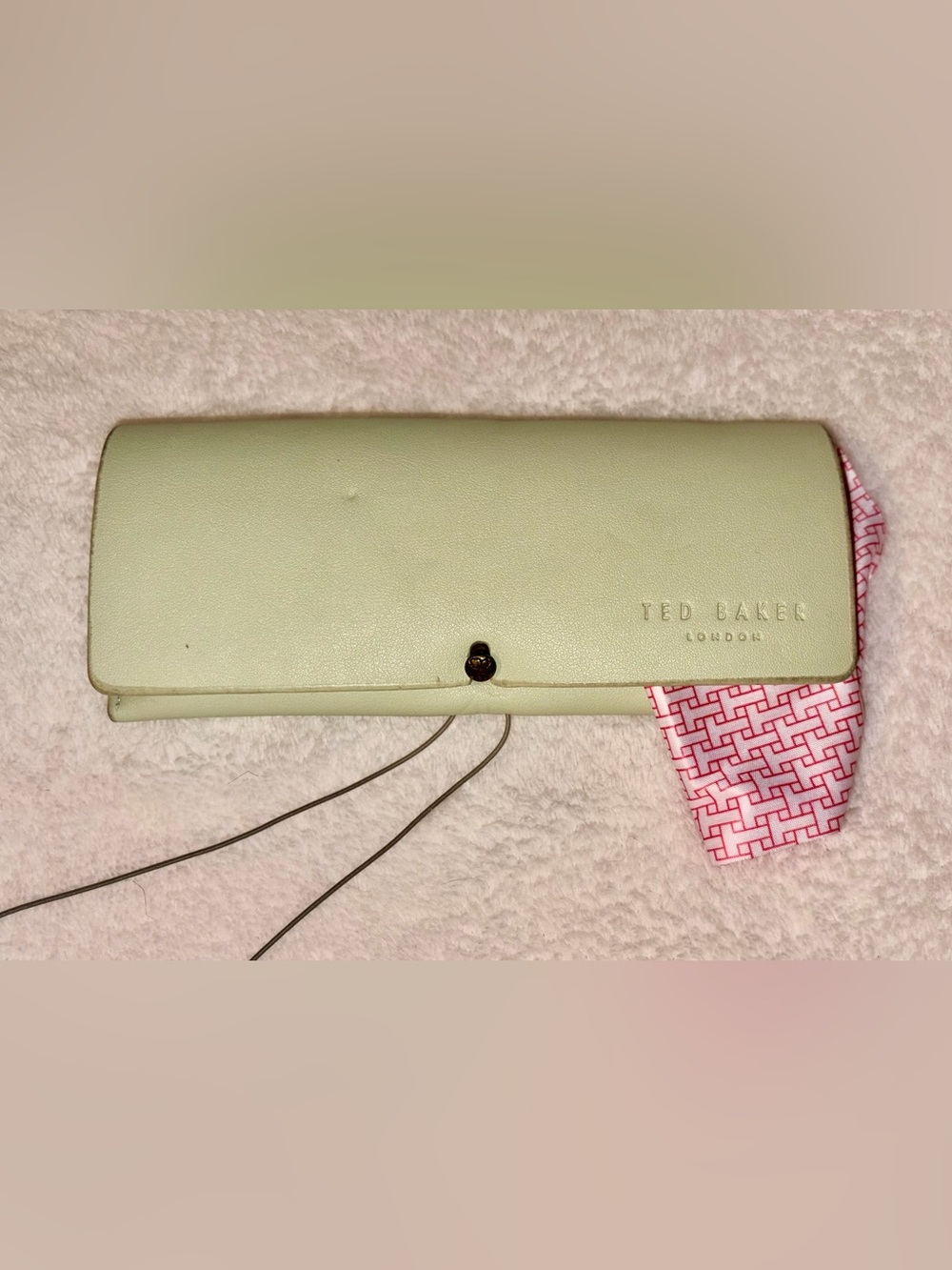 Ted Baker London Pale Green Soft Eyeglasses Case - Picture 2 of 5